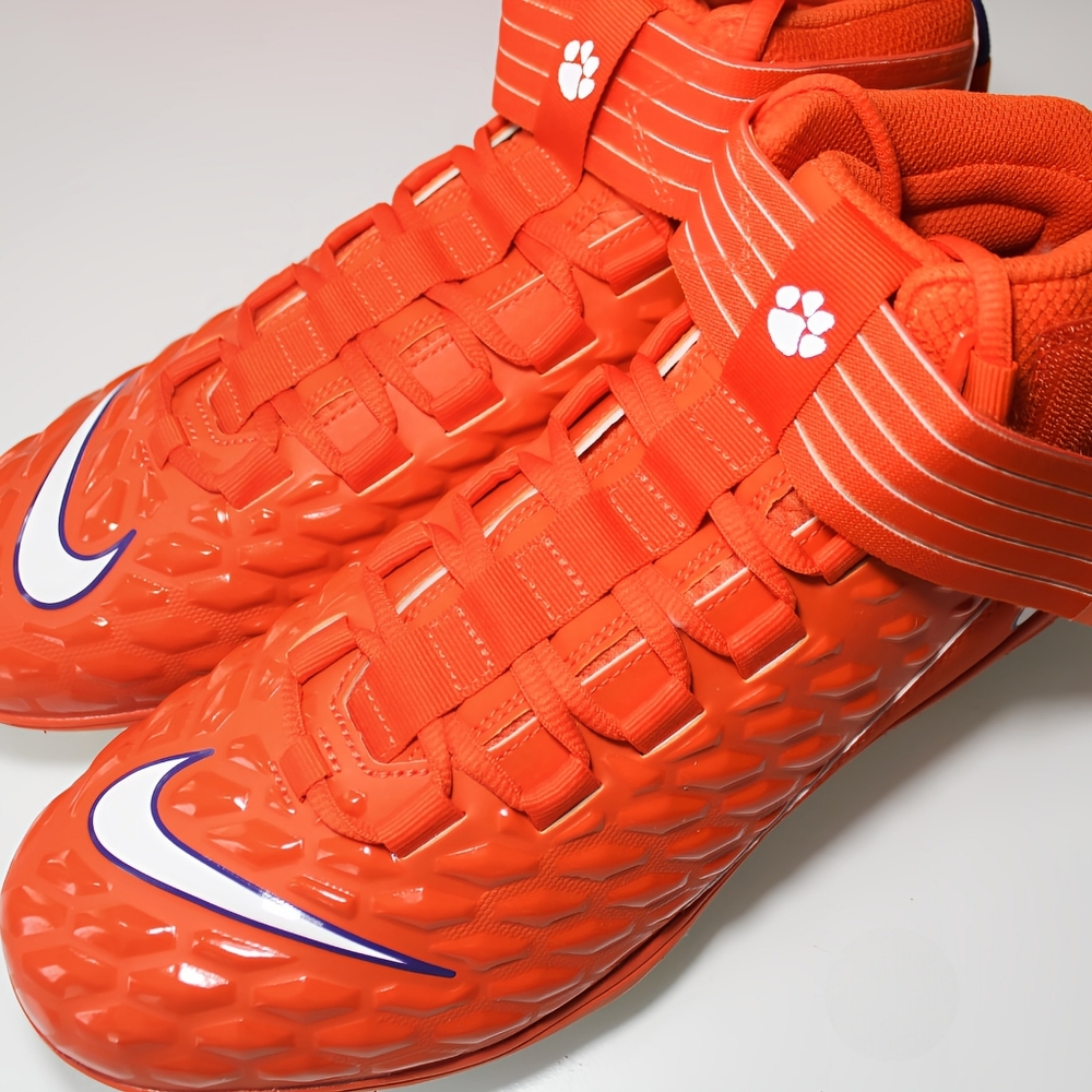 Nike Force Savage Pro 2 PE Clemson Orange Football Cleats CI9869-800 Size 11.5